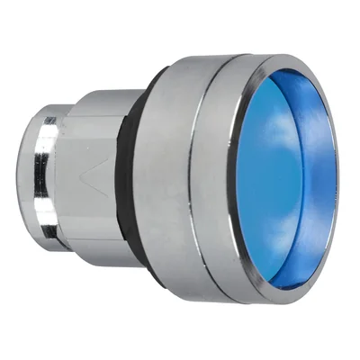 Harmony XB4 Recessed push-button blue non-illuminated metal without marking