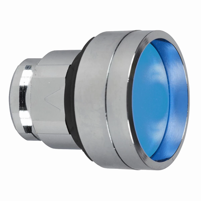 Harmony XB4 Recessed push-button blue non-illuminated metal without marking