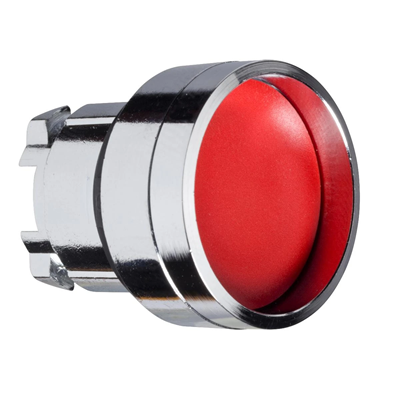 Harmony XB4 Recessed push-button red non-illuminated metal without marking