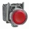 Harmony XB4 Red flat button with 250V bulb