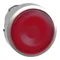 Harmony XB4 Red flat metal button head with the possibility of inserting a legend