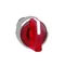 Harmony XB4 Switch drive, 3 posizioni, rosso, da destra al centro, LED in metallo, tipico