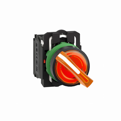 Harmony XB5 2-position switch orange LED 24V