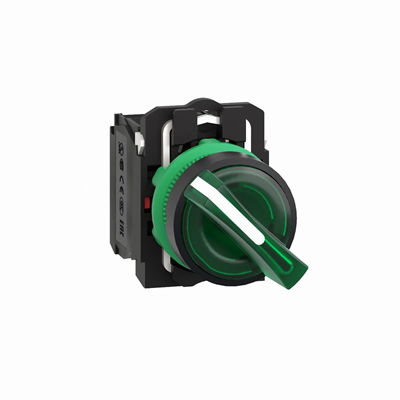 Harmony XB5 2-way switch green LED 230/240V