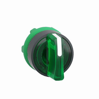 Harmony XB5 3-position auto-return switch head LED green plastic