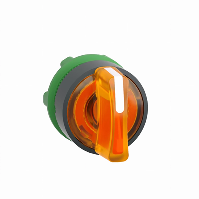 Harmony XB5 3-position auto-return switch head LED orange plastic