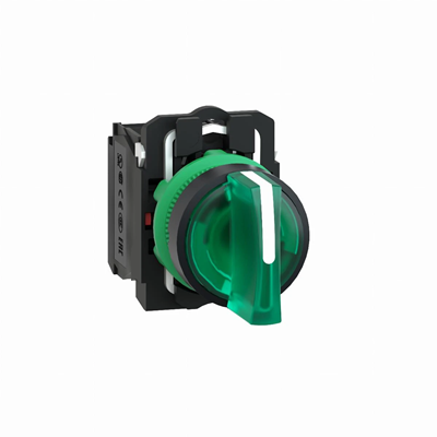 Harmony XB5 3-position switch green LED 230/240V