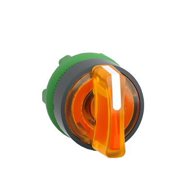 Harmony XB5 3-position switch head LED orange plastic