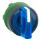 Harmony XB5 3-Positionen-Auto-Return-Schalterkopf, LED, blauer Kunststoff
