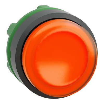 Harmony XB5 Botón de plástico LED naranja saliente, típico sin marca