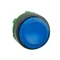 Harmony XB5 Botón saliente, azul, autorretorno, plástico LED, típico, sin marca