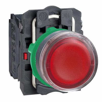 Harmony XB5 Bouton plat rouge sans ampoule 250V