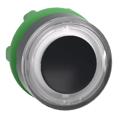 Harmony XB5 Cabeza de botón plano, blanco, con resorte, con anillo iluminado