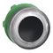Harmony XB5 Cabeza de botón plano, blanco, con resorte, con anillo iluminado
