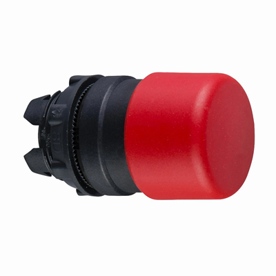 Harmony XB5 Cabeza de botón tipo seta Ø30 rojo con retorno automático, plástico