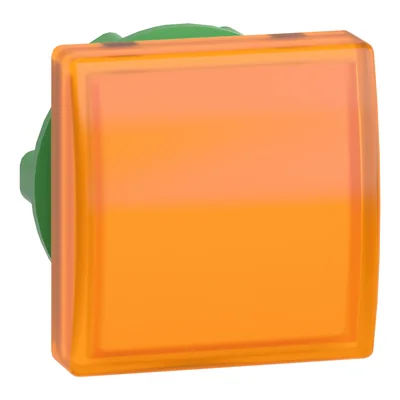 Harmony XB5 Cabezal de señalización Ø22 LED amarillo cuadrado plástico