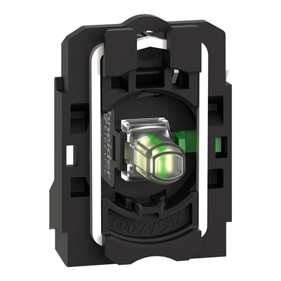 Harmony XB5 Cuerpo pulsador blanco LED 24V NO+NC