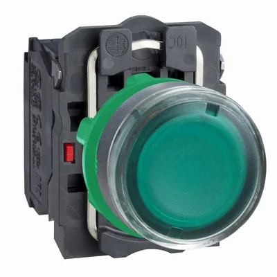 Harmony XB5 Green flat button without bulb 250V