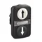 Harmony XB5 Head of the flat/flat double pushbutton with LED spring return, plastic