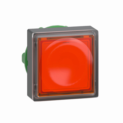 Harmony XB5 Napęd przycisku płaski kwadratowy pomarańczowy samopowrotny LED plastikowy
