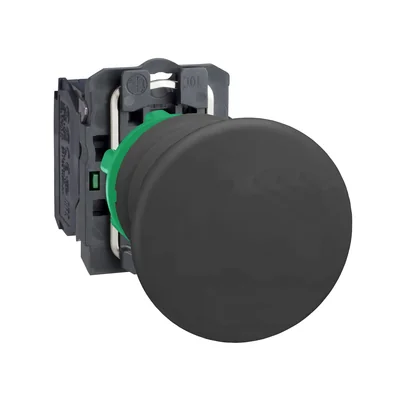 Harmony XB5 Poussoir coup de poing Ø40 plastique noir