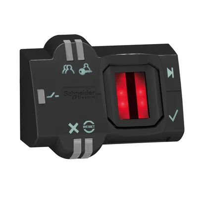 Harmony XB5 Przełącznik biomechaniczny Ø22 napięcie 24VDC 2 styki M12 PNP 1NO