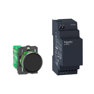Harmony XB5 Pulsador inalámbrico y sin batería Ø22 24VDC plástico