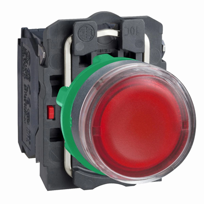 Harmony XB5 Red flat button without bulb 250V
