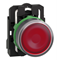 Harmony XB5 Red indoor pushbutton complete illuminated Ø22 spring return 1NO 24V