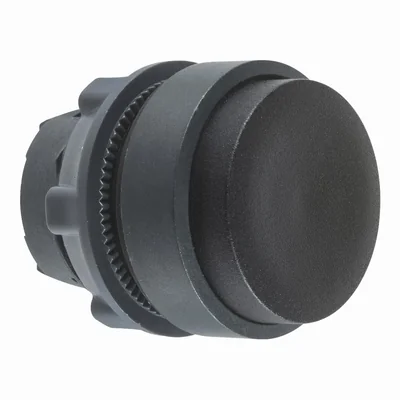 Harmony XB5 Self-return push button head black plastic