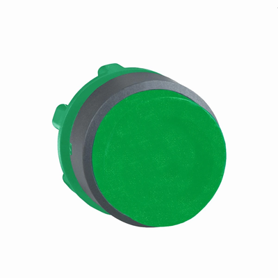 Harmony XB5 Self-return push button head green plastic