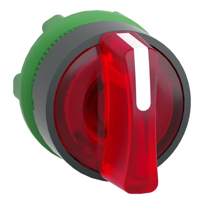 Harmony XB5 Switch actuator 3 pos red LED back to center long plastic blade