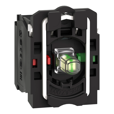 Harmony XB5 Tastenkörper weiße LED 24V NO+NC