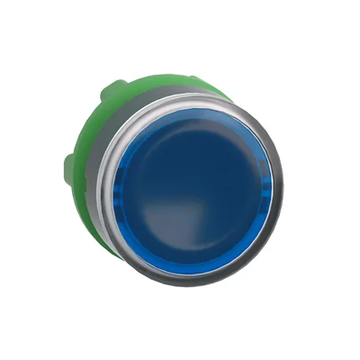 Harmony XB5 Testa piatta in plastica blu con possibilità di inserire una legenda