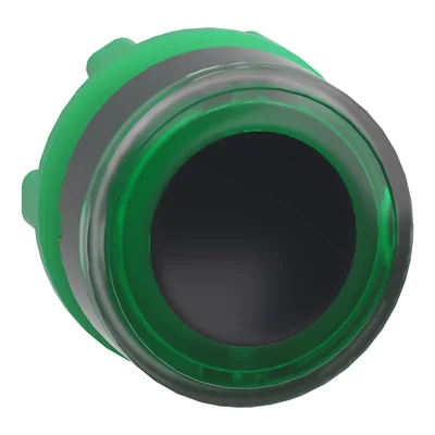 Harmony XB5 Testa pulsante con ritorno automatico, anello luminoso, plastica verde