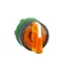 Harmony XB5 tête d'interrupteur 3 positions LED plastique orange