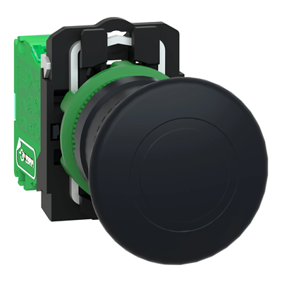 Harmony XB5 Wireless Mushroom Button Head + Transmitter Black 40mm Plastic O