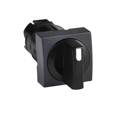 Harmony XB6 3 way switch black inside square