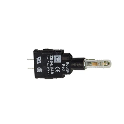 Harmony XB6 Korpus przycisku z elementem świetlnym zielony 12-24V LED drukowany