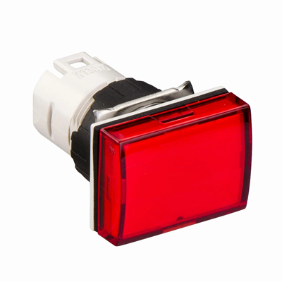 Harmony XB6 Lampe de signalisation rouge rectangulaire LED