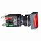 Harmony XB6 Pulsante illuminato rosso sporgente 1 NO + 1 NC 12-24 V CA/CC Rettangolare