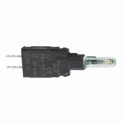 Harmony XB6 Wskaźnik świetlny zielony 230-240V LED standardowy Faston