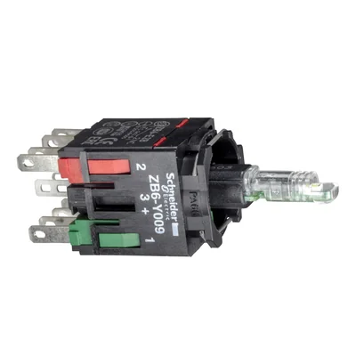 Harmony XB6 Zestaw świetlny czerwony zintegrowany LED 1NO+1NC 12-24V