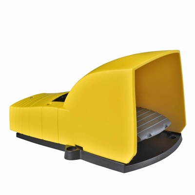 Harmony XPE Single footswitch with cover yellow 1NC+1NO plastic