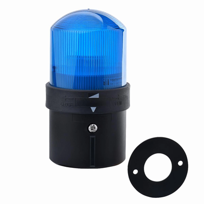 Harmony XVB Beacon light Ø70 blue flashing LED 24VAC