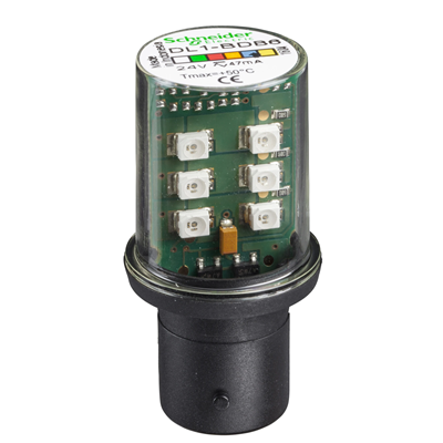 Harmony XVB Blue LED 24V mounting base BA 15D