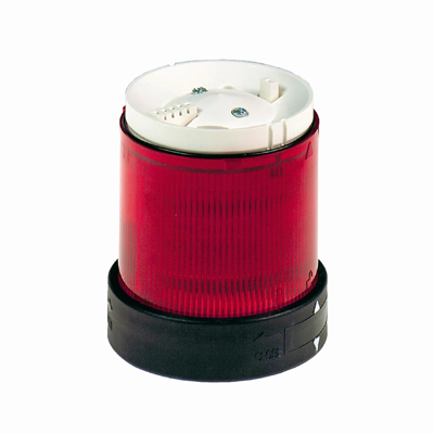 Harmony XVB Elément lumineux avec filtre diffusant Ø70 LED rouge 24VAC/DC