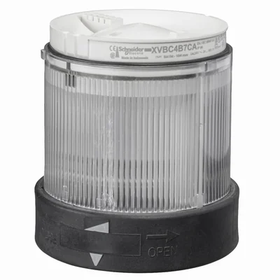 Harmony XVB Element świetlny z filtrem rozpraszającym Ø70 bezbarwny ciągły LED 24VAC/DC