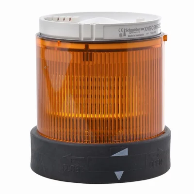 Harmony XVB Element świetlny z filtrem rozpraszającym Ø70 pomarańczowy LED 24VAC/DC