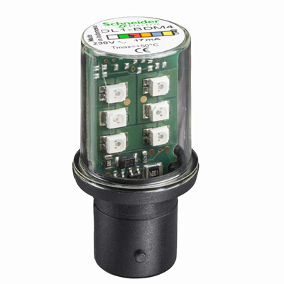 Harmony XVB Modrá LED BA 15d 120VAC